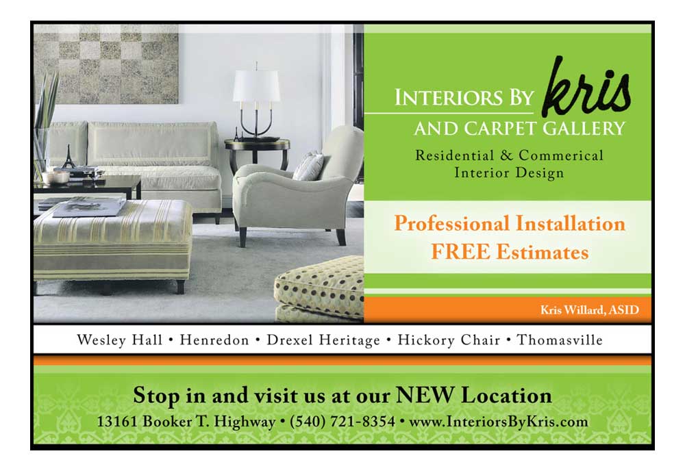 Interiors by Kris ad