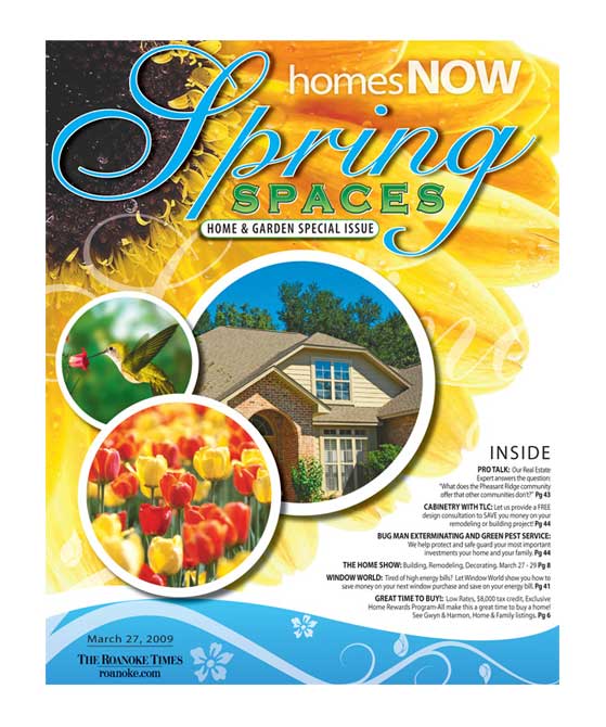 Spring Spaces magazine cover